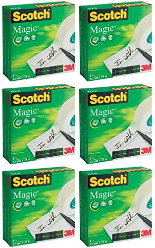 Scotch Magic Tape - 19mmx33m (6)