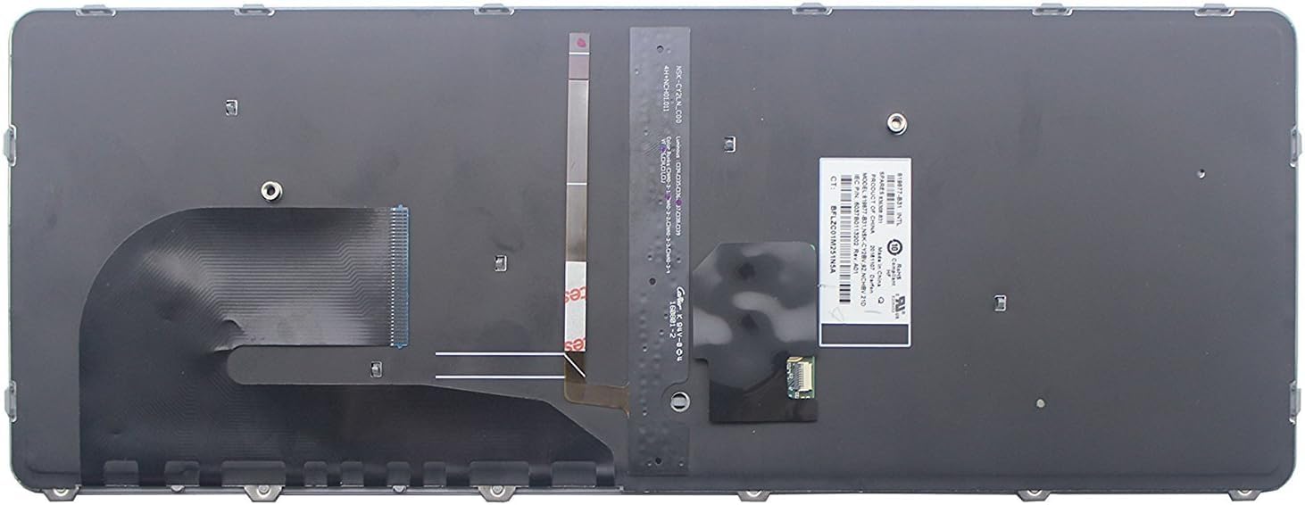 Teclado retroiluminado original compatible con HP EliteBook 745 G3, 745 G4, 840 G4, 848 G4 - Layout US - Part Number 836308-001, 819877-001, 836308-061 - con pointing stick