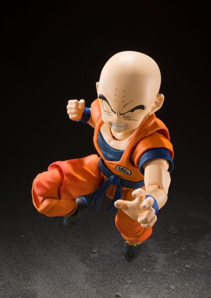 TAMASHII NATIONS - Dragon Ball Z - S.H.Figuarts - Krillin - Earth's Strongest Man (Reedición) - Figura de acción