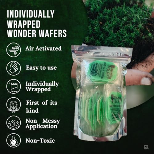 Image of Wonder Wafers 75 Count Air Fresheners Individually Wrapped, Fresh N Clean Fragrance