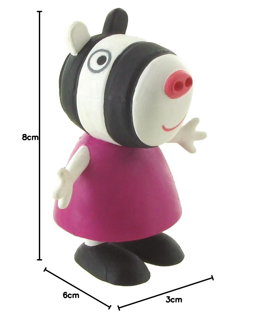 Comansi - Peppa Pig: Zoe Mini Figura, Figura clásica, 6 cm, Coleccionable, Multicolor, a Partir de 18 Meses — view 3