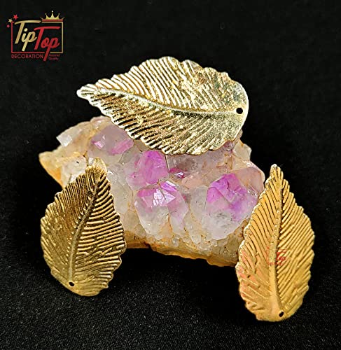 Image of Premium Golden Metal Charms Filigree Connectors for Craft and Jewellery Making Accessories DIY