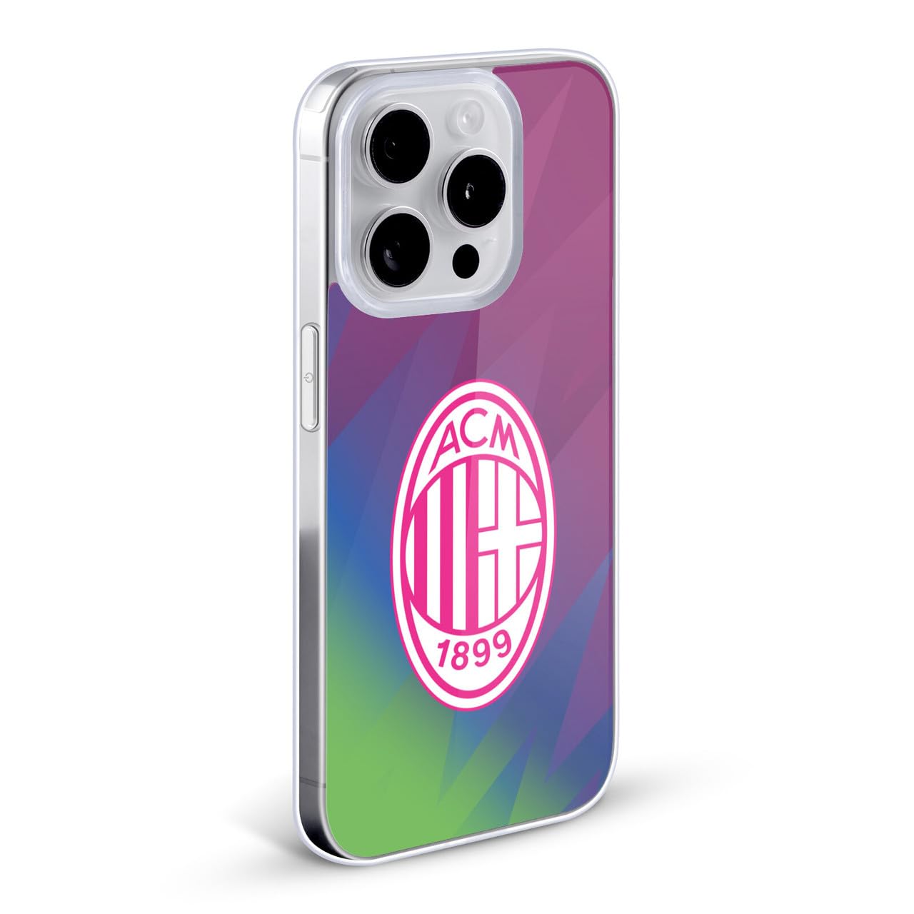 Head Case Designs Licenza Ufficiale AC Milan Terza Kit per Stemma 2023/24 Custodia Cover in Morbido Gel Compatibile con Apple iPhone 12 / iPhone 12 PRO
