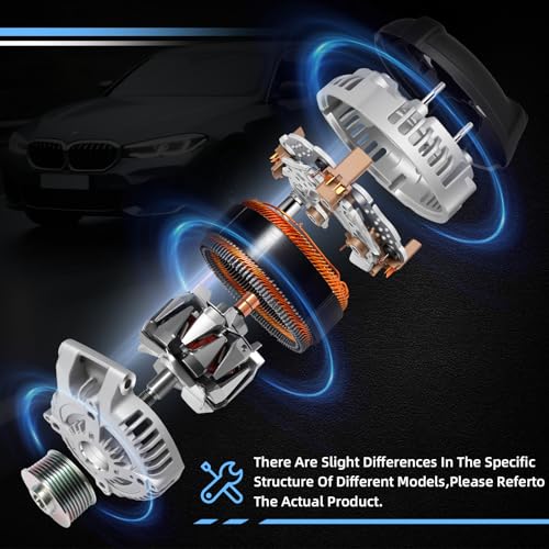 HLBTK Alternator 37300-3L060 180 Amp Fits for Hyundai Palisade 2020-2023 / for Kia Telluride 2020-2022 3.8L Replaces# 2722099 601-10129 by HLBTK - Image 6