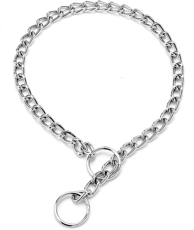 Coleira Martingale de Corrente Metálica para Cães Hotlion SY3140