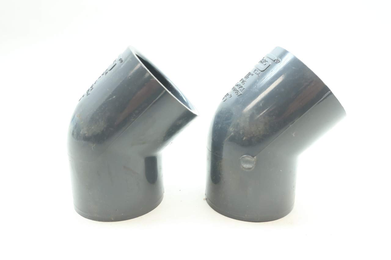 LOT of 2 SPEARS 817-015 PVC 45DEG Elbow 1-1/2IN D661631