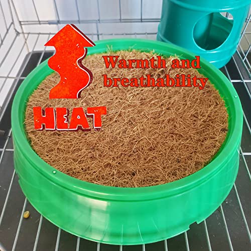 Image of BUAKAW-X Pigeon Nest Coconut Fiber Substrate 5pc Bird Nest Racing Pigeon Breeding Eggs Mat for Finch Chicken Bird Nesting Materials