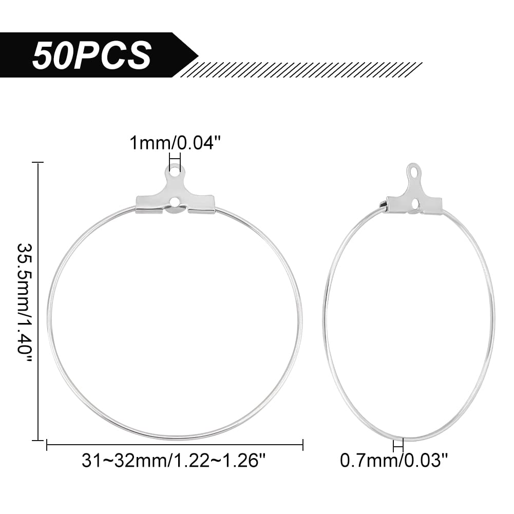 UNICRAFTALE 80pcs Risultati Dell'Orecchino Con Leverback Dorato 304 orecchini Con Leverback In Acciaio Inossidabile Con Orecchino A Cerchio Con Leva