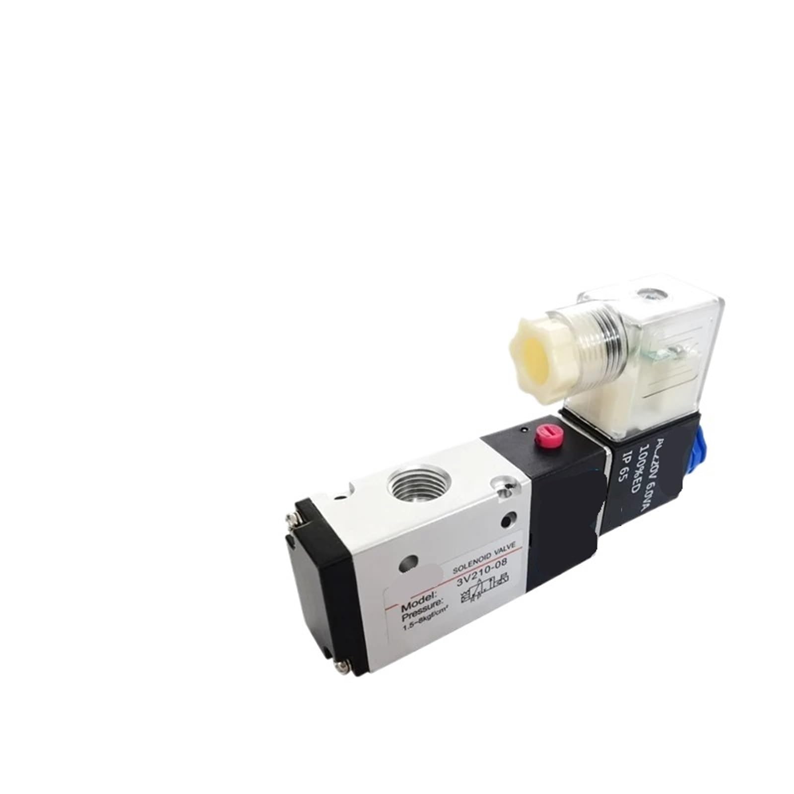 Support électrovanne 3V210-08 résolvant l'encombrement pneumatique avec bloc 10 stations