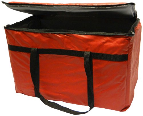 Phoenix 13-Inch by 22-Inch by 10-Inch Insulated delivery bags, Red