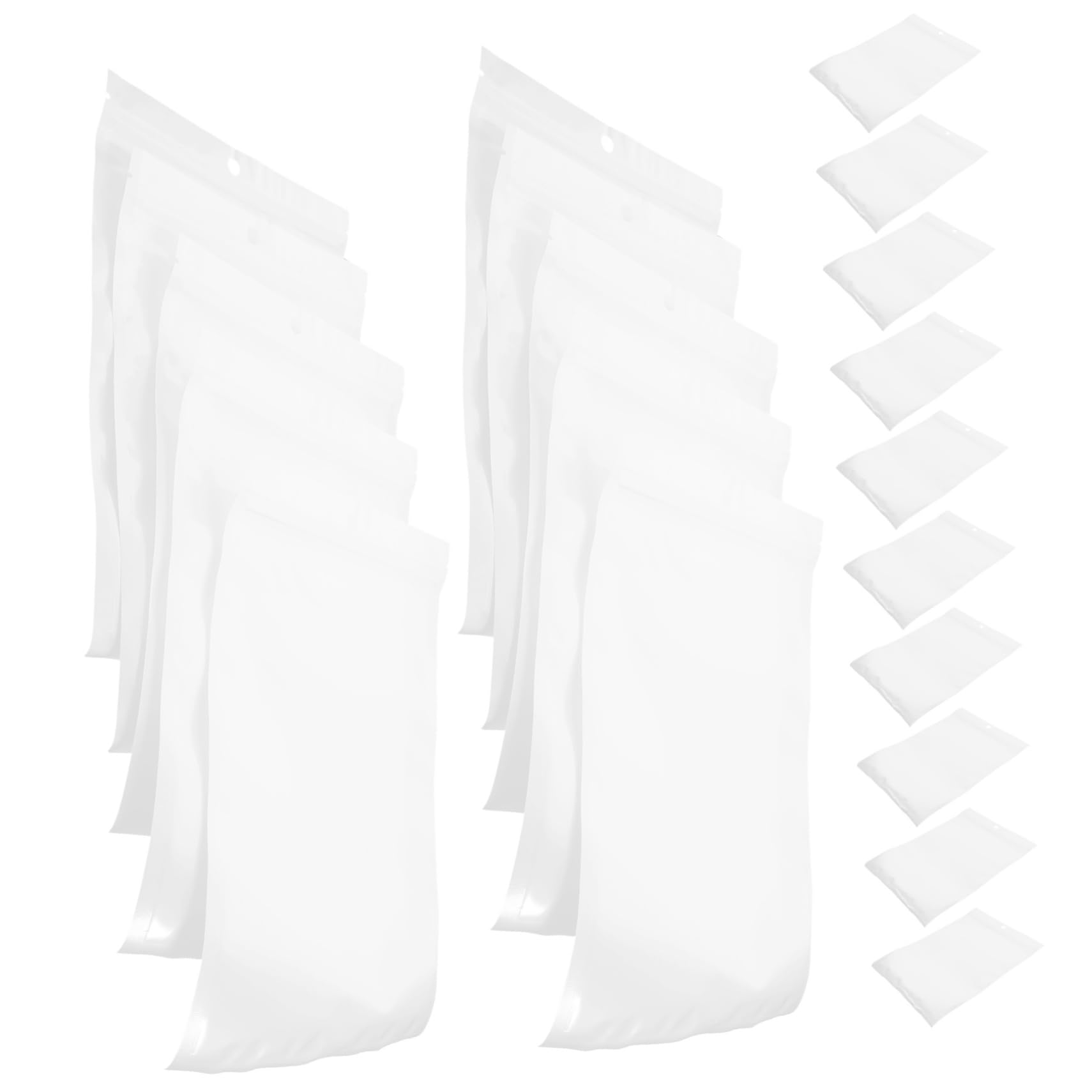 Ipetboom 100pcs Transparent Jewelry Storage Bags Scratch Resistant Pouches for Earrings Necklaces Brooches for Travel School Picnics and Office Use