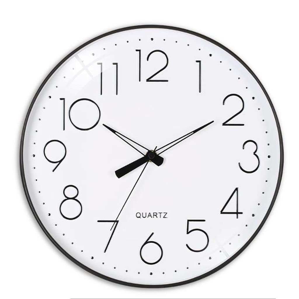 Horloge murale salon créativité blanche pour sublimer votre séjour de 30cm