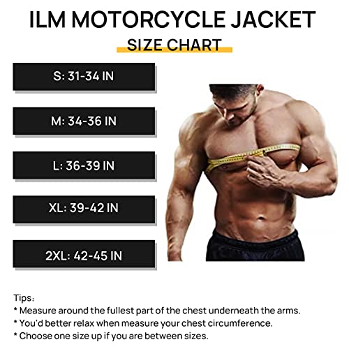 Ilm ILM-JK41 Motorcycle Jackets Motocross Carbon Fiber Armored Shoulder Jacket thumb #5