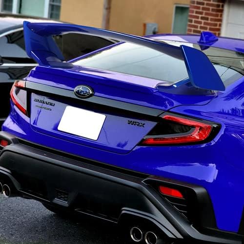 ABS Plastic OE-Style Painted Blue Rear Trunk Lid Spoiler Wing Compatible with 2022-2025 Subaru WRX STi Sedan