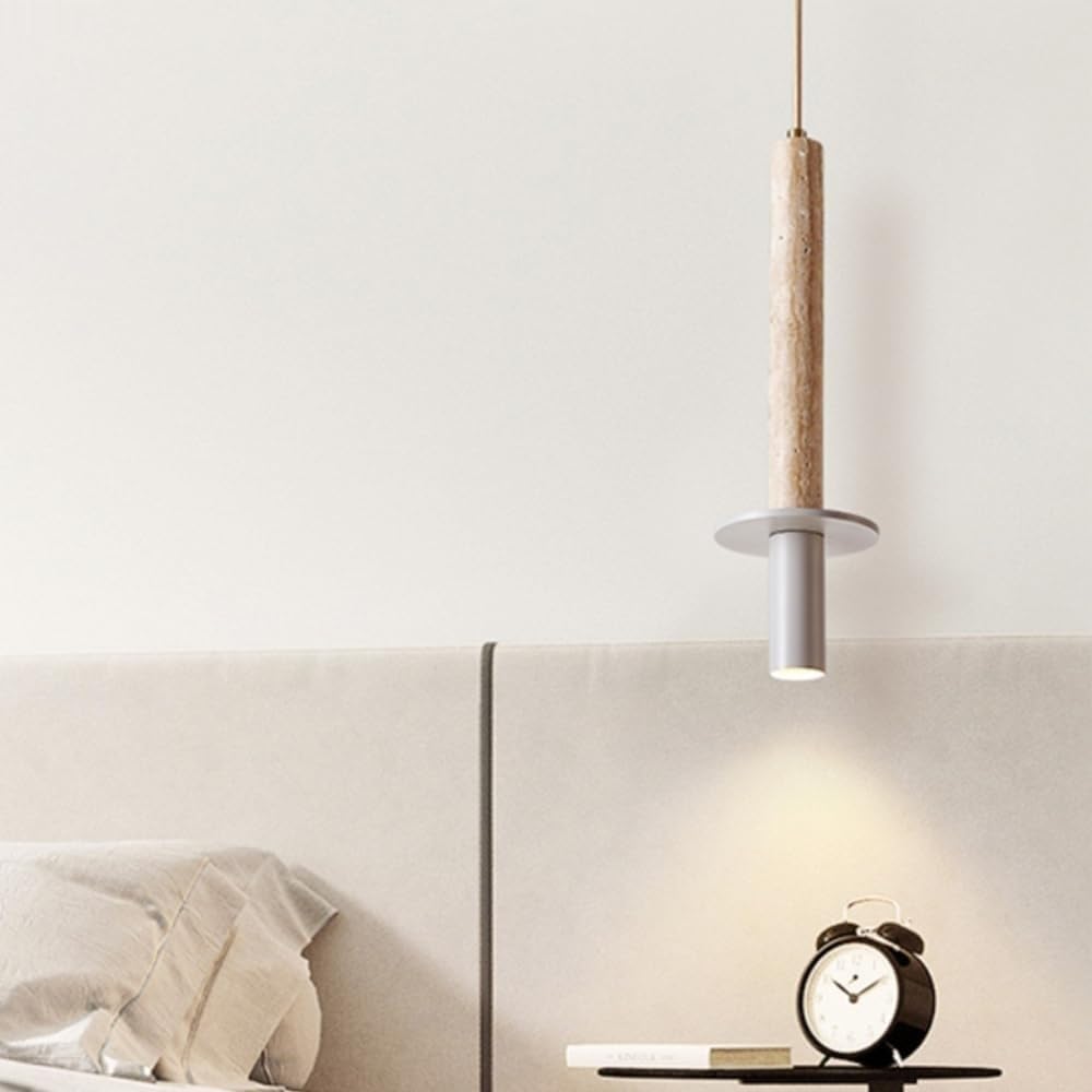 SEMANHUA Nordic lampa sufitowa wytrzymała i trwała, nowoczesna lampa wisząca, żółta jaskinia, kamień cylindryczny, projektor restauracyjny, bar, salon, jadalnia, oprawy oświetleniowe