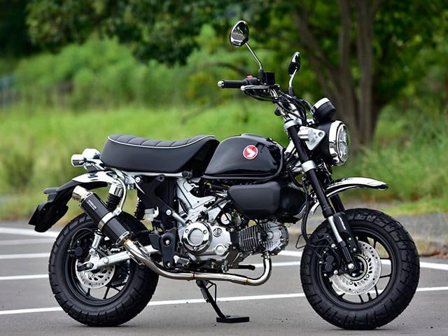 バイク用 R-EVOカーボン-SP モンキー125 8BJ-JB05 G1025-53-006 【テールリアマフラートリムチップパイプ】