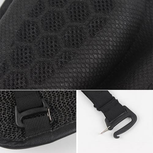 Coussin d'assise pour moto - la pression - Gel - Amortissement des chocs - Protection d'assise confortable pour les longs trajets