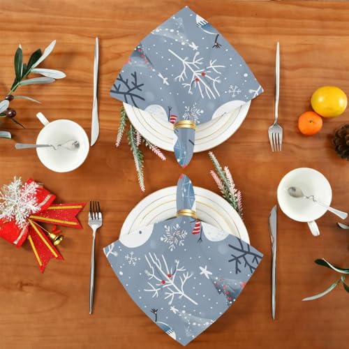 Servilletas de Tela Navidad Multicolor Pack 6 20x20 in miniatura 5