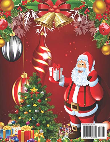 Christmas Activity book For Kids: Fun Children’s Christmas Gift or Present for Toddlers & Kids - 50 Beautiful Pages to Color with Santa Claus, Reindeer, Snowmen & More! image 4