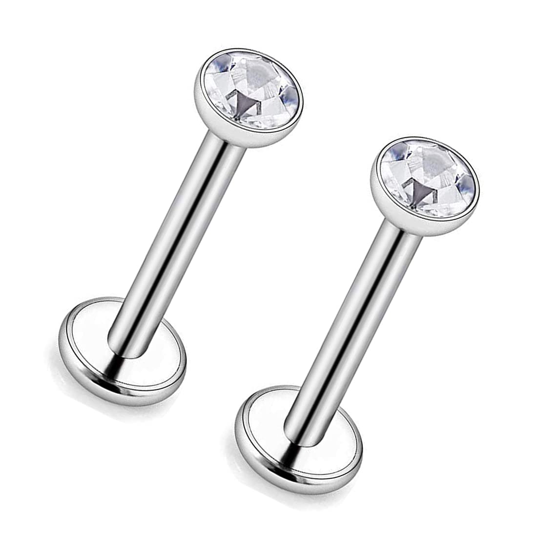 See full amazon price history chart for Gadgetsden 316L Steel Round Internal Thread cubic zirconia Labret Monroe Lip Ring Tragus Helix Silver Color Earring Stud 16G Gadgetsden 316L Steel Round Internal Thread cubic zirconia Labret Monroe Lip Ring Tragus Helix Silver Color Earring Stud 16G (B0B685DLTH) Amazon Price History, Amazon Price Tracker