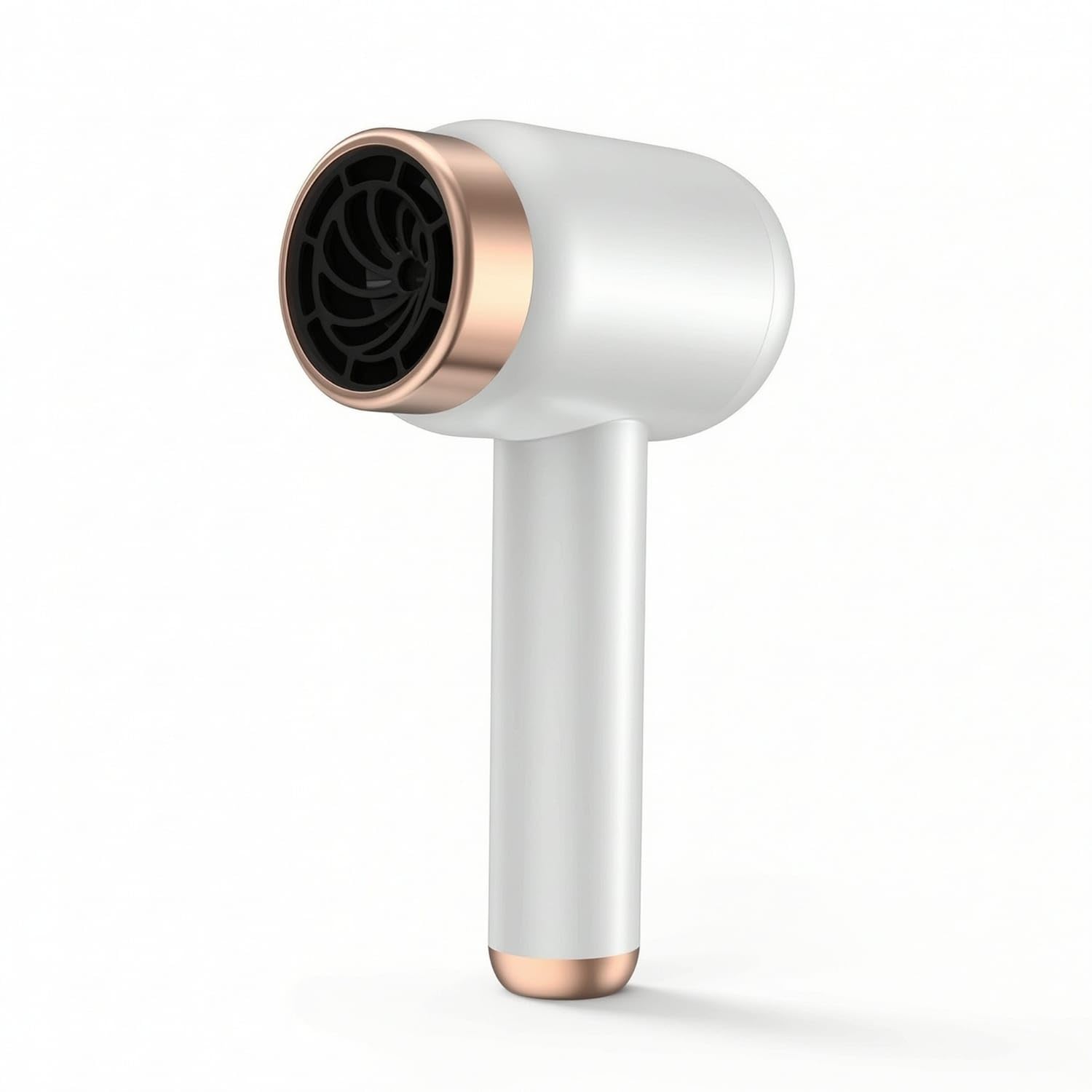 Two-in-oneUse Cordless Rechargeable Hair Dryer Hot and Cold Cordless Hair Dryer Intelligent Temperature Control Compact for Travelers, Students, Travel, Dorm Room, White, Us Plug-image-43