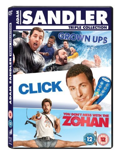 Adam Sandler Triple Collection que incluye Grown Ups, Click y Zohan en versión de importación