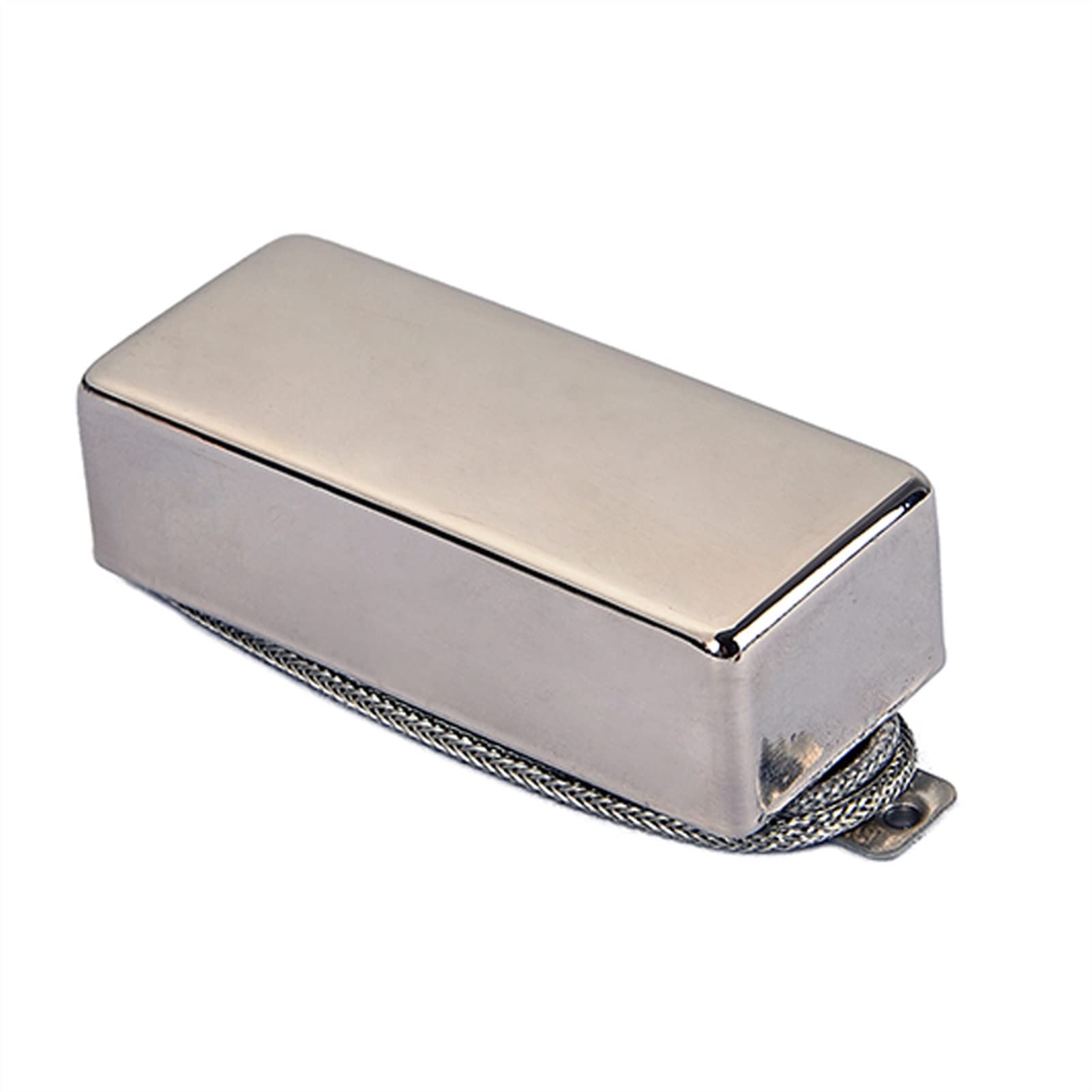 Neck Humbucker Pickup Płaski Chrom Surround Przetworniki