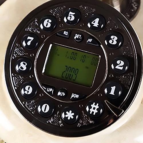 CORDE Telefoon vaste telefoons Huis Telefoons Vintage antieke telefoon Ouderwetse Corded Corded Telefoon Mandline Old… - Image 6