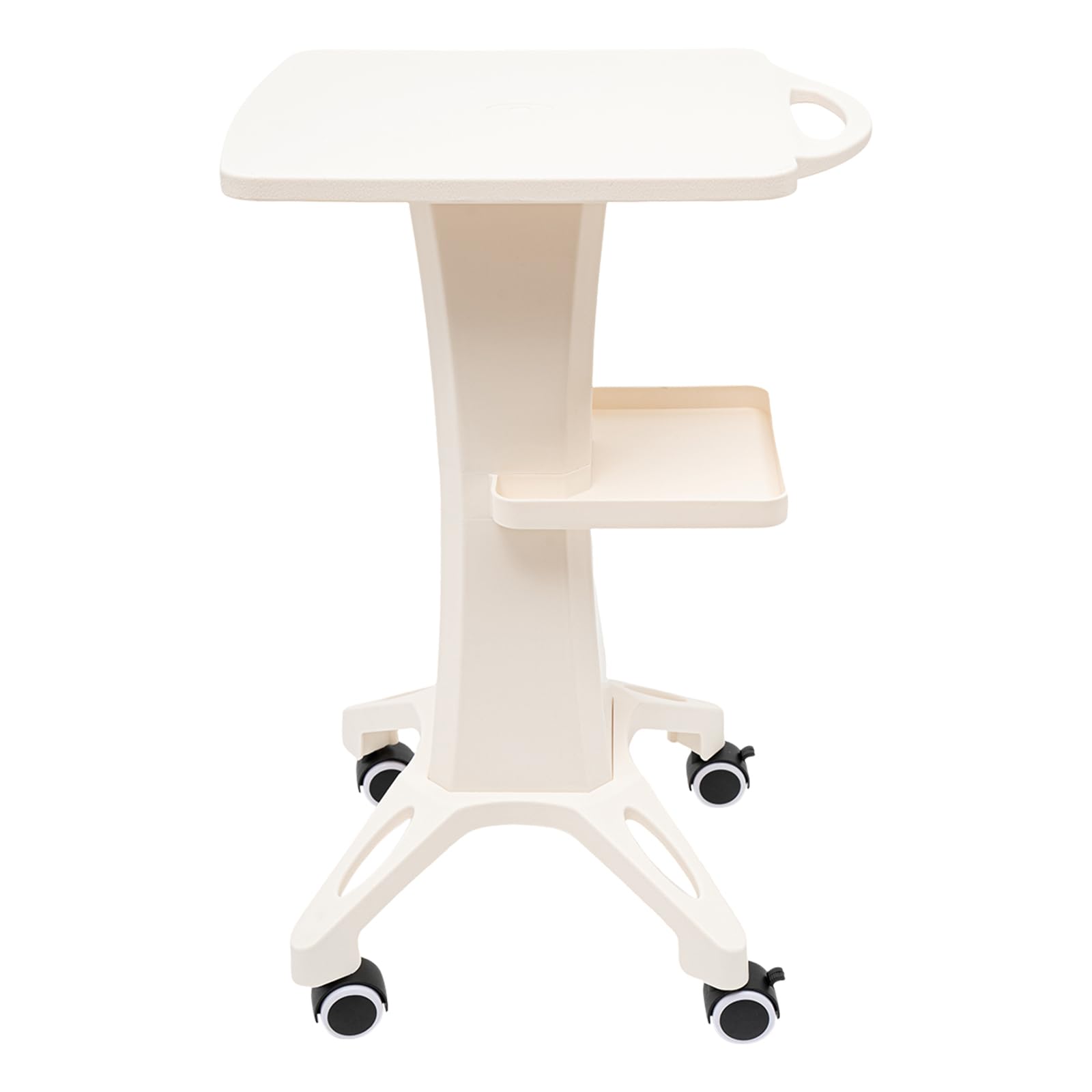 asdchZen Portable Beauty Salon Trolley Cart For Beauty Instrument, Spa - Mobile Rolling Stand With Storage, Brake Wheel,45X37X72Cm