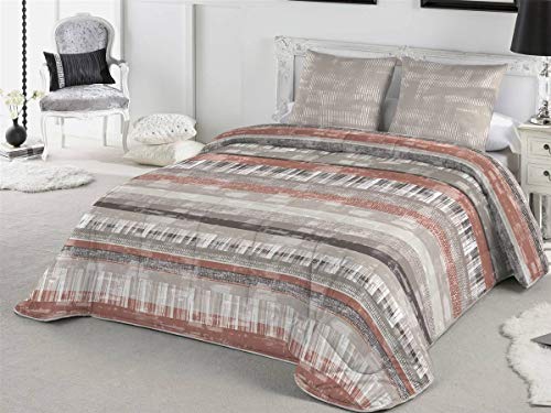 Fundeco - Edredón conforter LEIDE Cama 90 Cm - Color Caldera