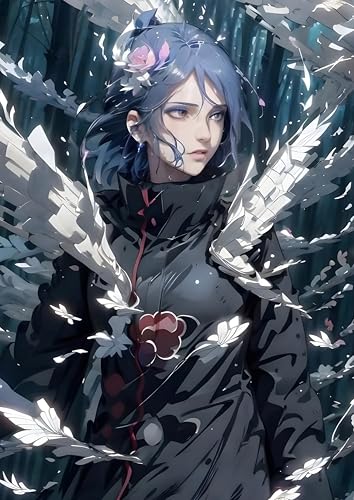 Image of NIJUKA Anime Printed Metal sheet Poster For Home And Room Decoration | For Anime Art Fans Boys And Girls (Akatsuki 3 member)