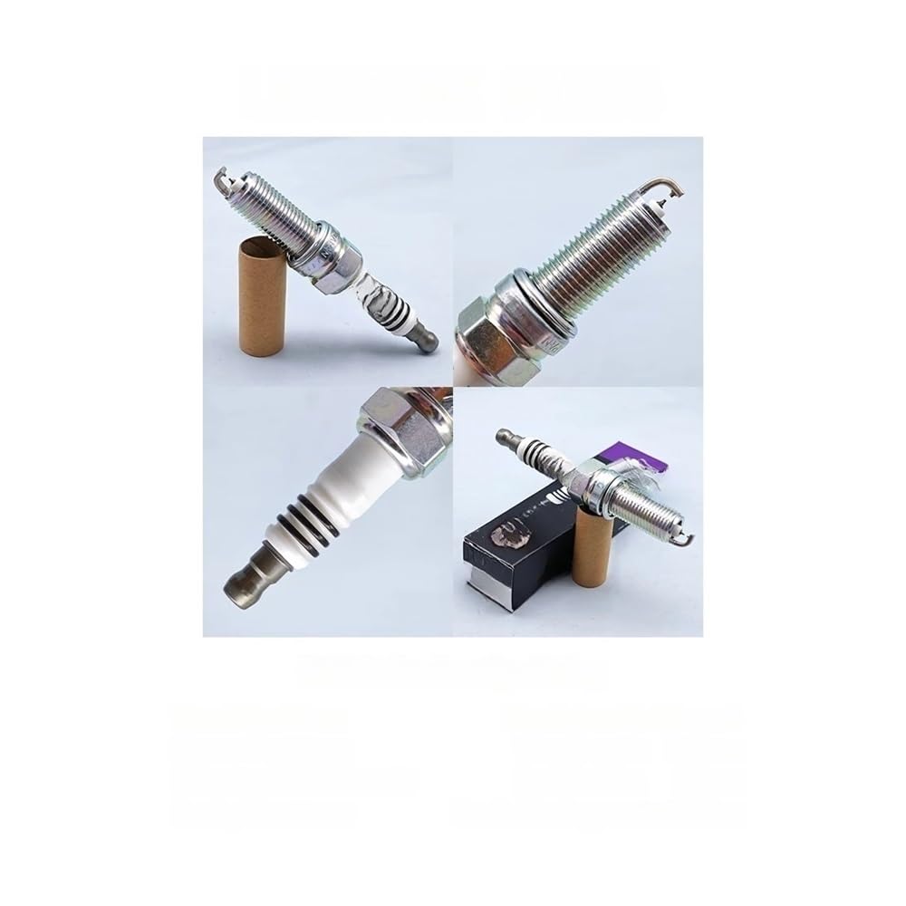 Bujías para Motor de automóvil, 4 Unidades, bujías de Alta ignición LKR6AHX 91356, Encendido del Motor del automóvil.