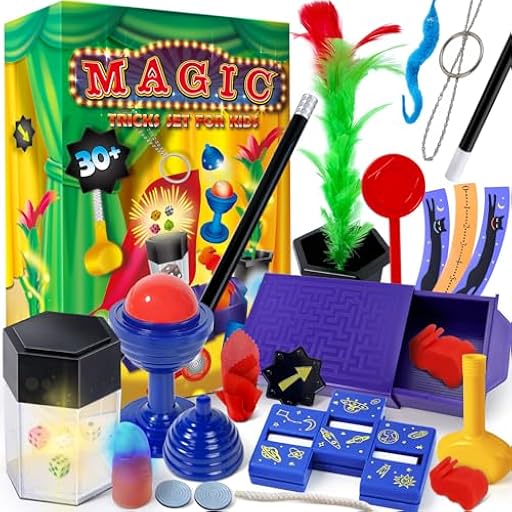 Heyzeibo Trucos de Magia - Kit de Magia con Varita Mágica e Instrucciones para Niños, Cumpleaños Juguetes para Niños de 6 7 8 9 10 11 12 Años de Edad | Ya disponible en tu tienda friki favorita! En mundofriki.es!