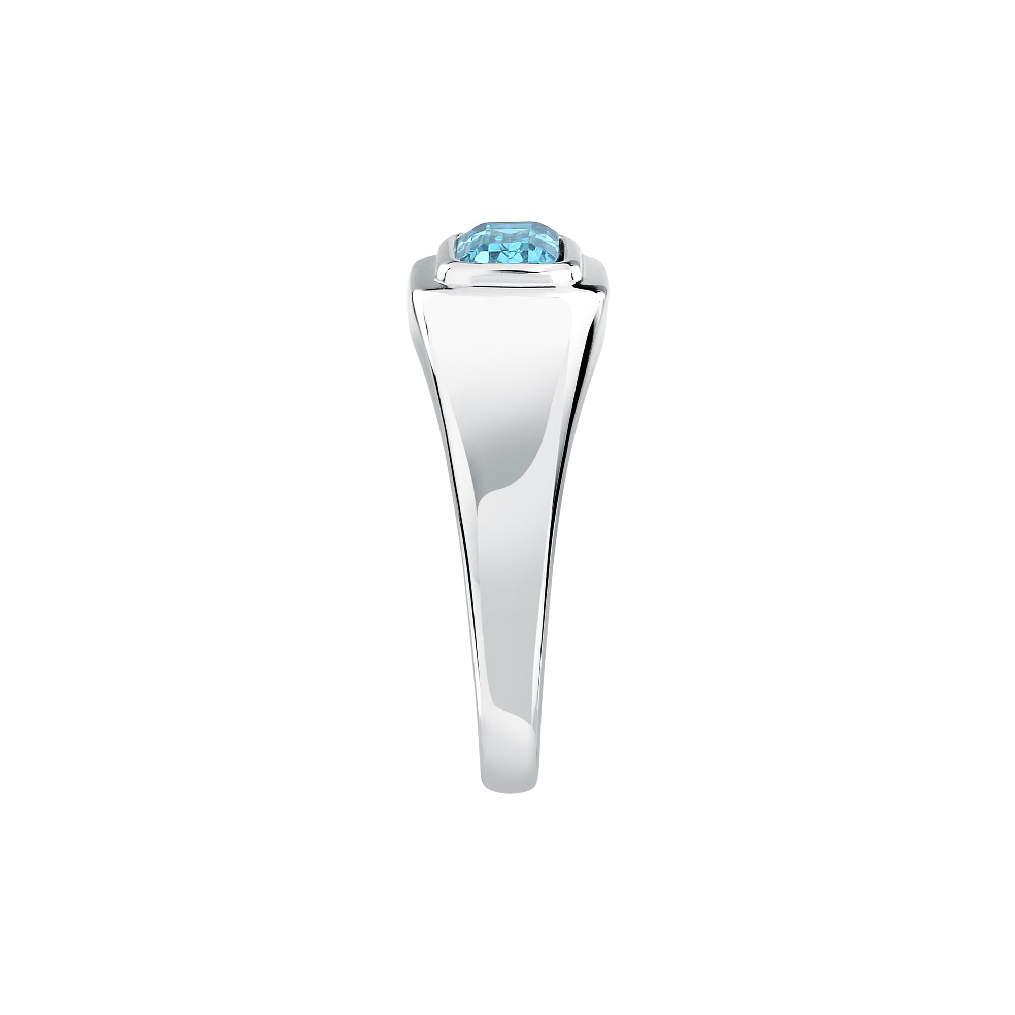 Trussardi Anello Donna in Acciaio, Zirconi, Collezione T-DESIGN, Regalo Anniversario