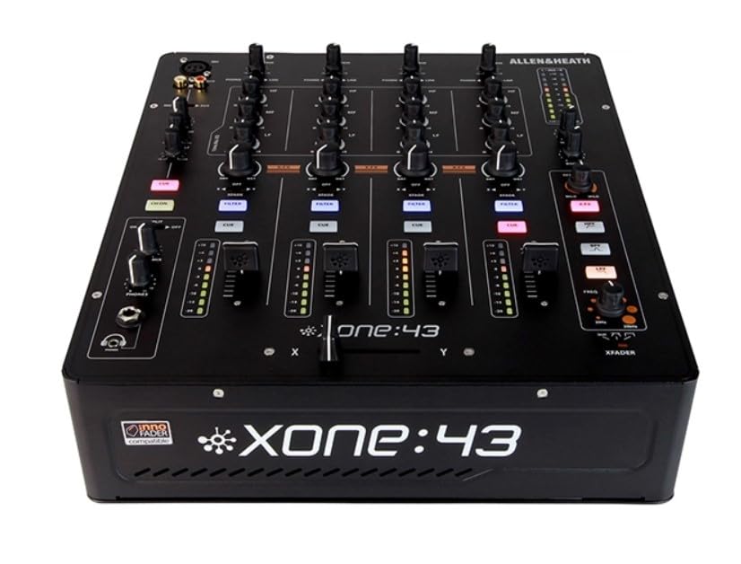 Allen & Heath Xone 43 High Performance 4+1 Channel Analog DJ Mixer (AH-XONE:43) Bundle with RCA male to 1/4 + XLR + Audio Cable 3.5mm 1/8 and More Accessoires - Image 3