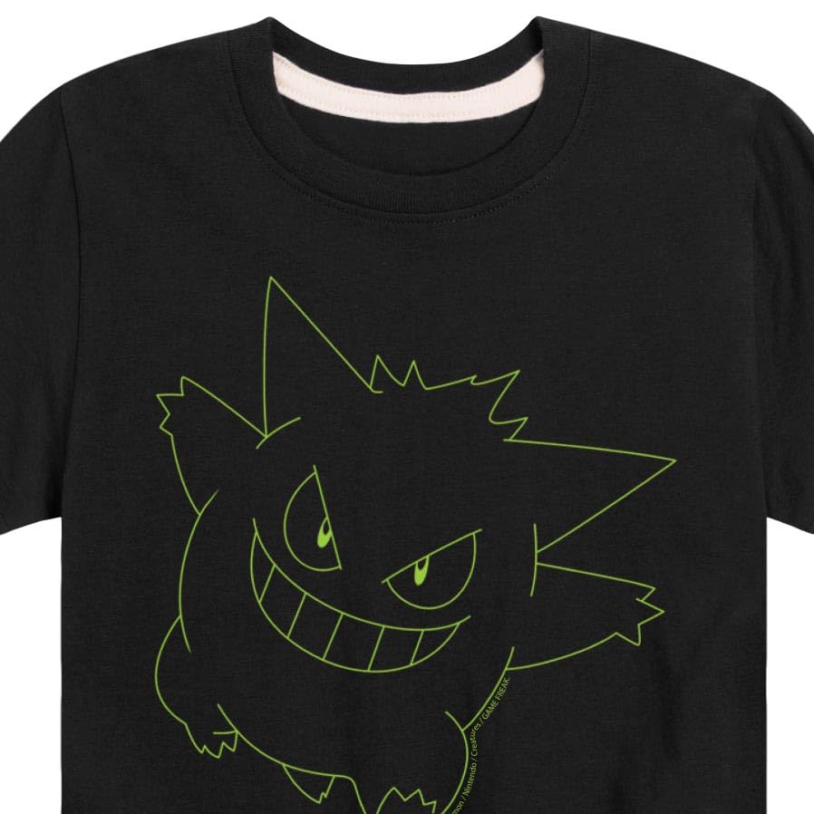 HYBRID APPAREL - Pokémon - Gengar Neon - Youth Short Sleeve Graphic T- Shirt3