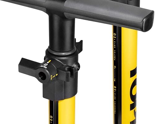 Miniatura 3 de Topeak Joe Blow Sport - Bomba de piso de 2 etapas, color amarillo, talla única