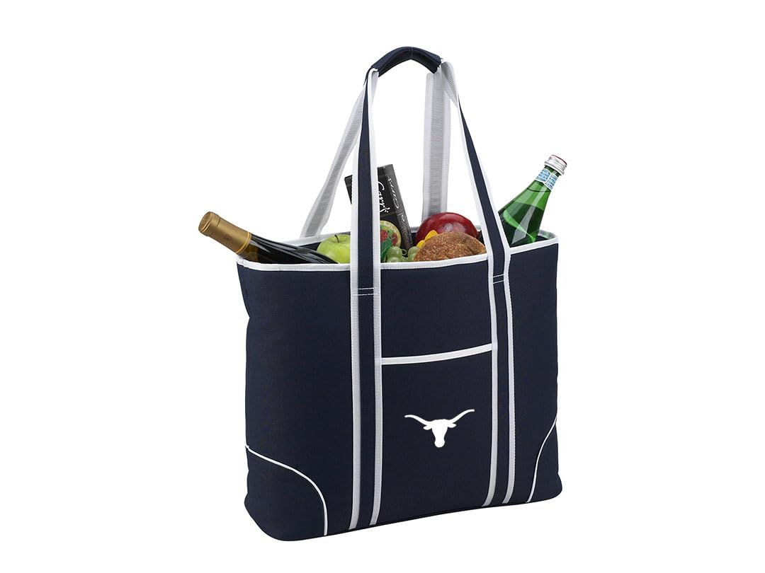 Picnic at Ascot Texas University at Austin Licensed Extra Large Insulated Cooler Bag - 30 Can Tote, 20
