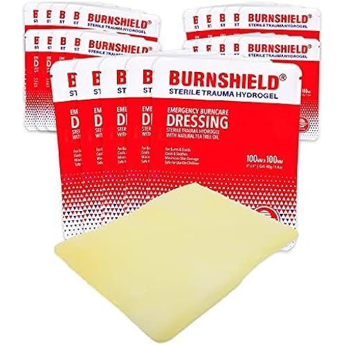 Burnshield 4" X 4" Burn Dressing, Sterile - 25 Count