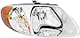 Gold Shrine For Dodge Grand Caravan,Caravan,Town & Country 2001 2002 2003 2004 2005 2006 2007/Chrysler Voyager 2001-2004 Headlight Lamp Halogen Passenger Right Side