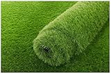 AKCILA Kunstrasenteppich outdoor 150x400 cm, Rasenteppich für Balkon und Garten, Kunstrasen Majorka outdoor 33mm Kunstrasen grün, Wasserdurchlässig Kunstrasen Rollrasen mit Meterware für Terrasse