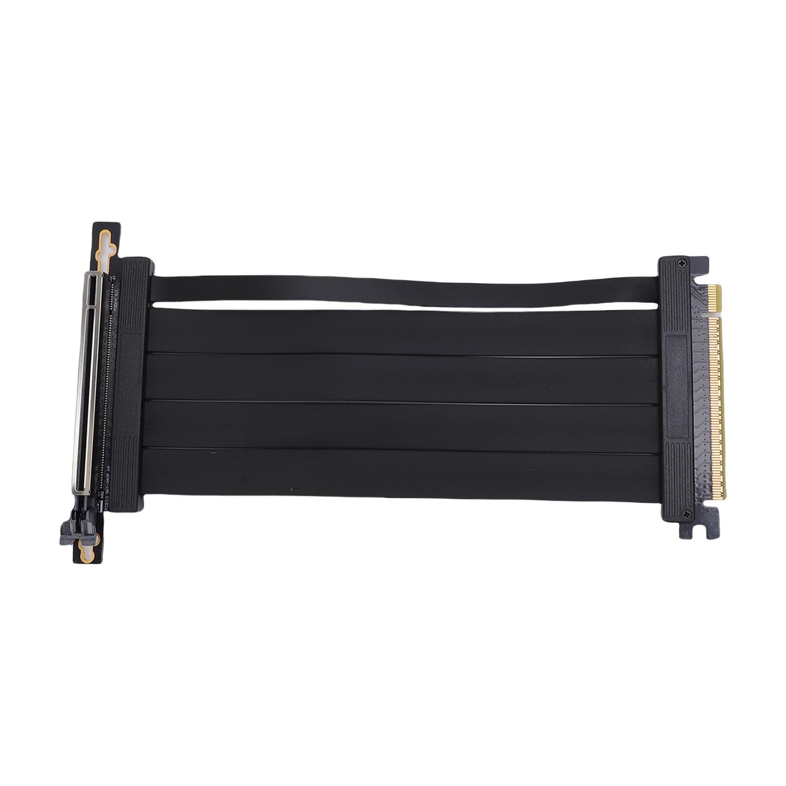PCIe 5.0-Riser-Kabel, PCIe 5.0 X16 200 Mm Hochgeschwindigkeits-Extender, Flexibler Erweiterungsport mit 128 Gbit/s Bandbreite, Abwärtskompatibel mit 4.0 3.0 2.0 1.0, Ideal für RTX4090 Ti AI