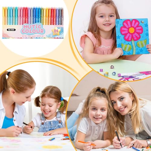 Surligneur double pointe à séchage rapide | Pack de 24 pour des notes nettes