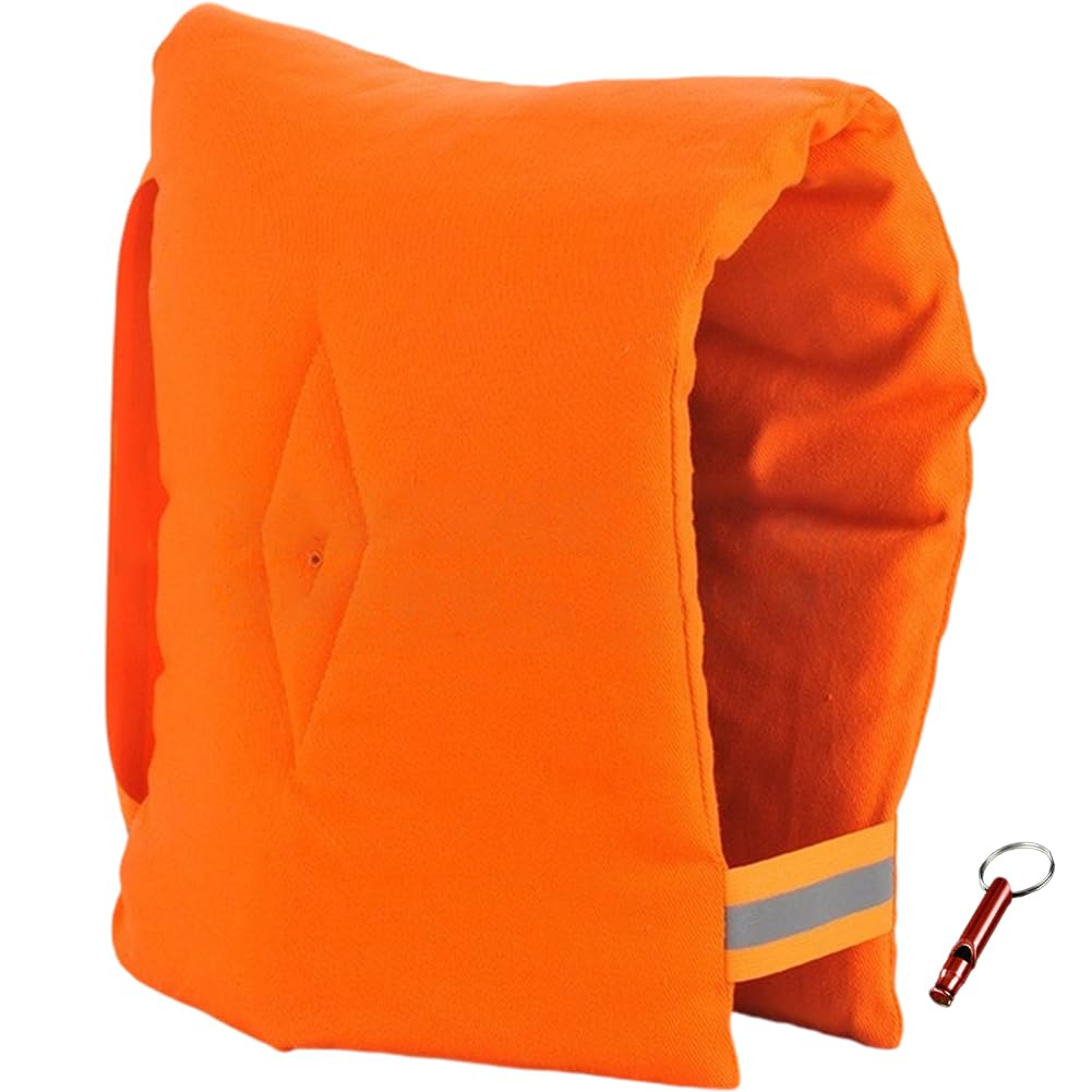 Capucha de escape de emergencia portátil e ignífuga con tiras reflectantes de seguridad