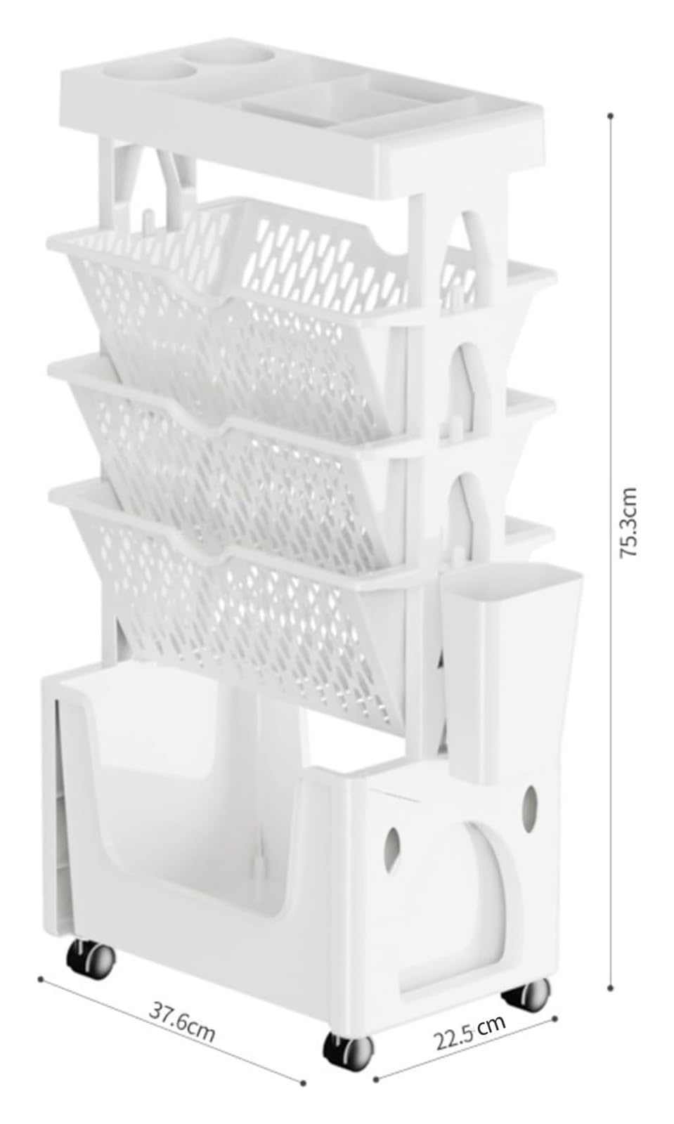 carrello portalibri, carrello for libriLibreria mobile, Libreria con ruote(Parent,White)