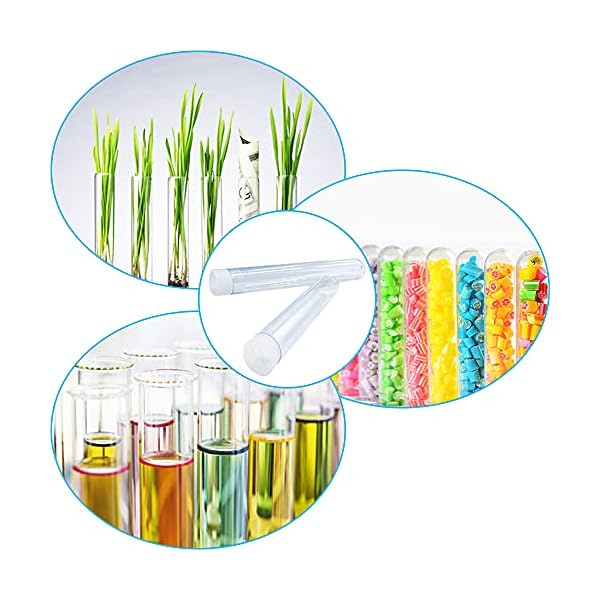 50Pcs-Clear-Plastic-Test-Tubes-with-Rack16-x-100mm-Tube-with-Caps-and-50-Holes-Tubes-RackTest-Tube-Set-for-Scientific-ExperimentsCandyBeadsLiquid-StorageParty-Decor 50Pcs-Clear-Plastic-Test-Tubes-with-Rack16-x-100mm-Tube-with-Caps-and-50-Holes-Tubes-RackTest-Tube-Set-for-Scientific-ExperimentsCandyBeadsLiquid-StorageParty-Decor