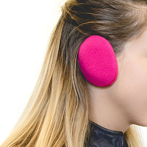 Sprigs Earbags Bandless Ear Warmers/Fleece Earmuffs with Thinsulate - Pink Small
