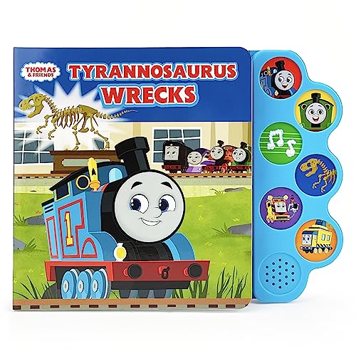 Thomas and Friends Tyrannosaurus Wrecks 6-Button Song and Sound Book: Sing and Read Toy Book for Thomas the Tank Engine