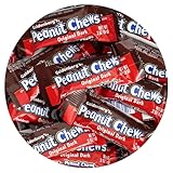 Picture of Peanut Chews Original Dark, 1 Pound Bulk Bag, Individually Wrapped Chocolate Candy