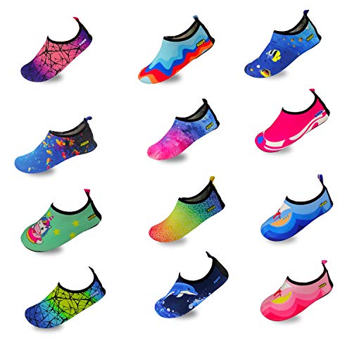 Quick-Dry, Non-Slip, Lightweight Swim Shoes for Summer, Beach, Sea & Pool – for Boys, Girls, Babies, Toddlers & Little Kids 5